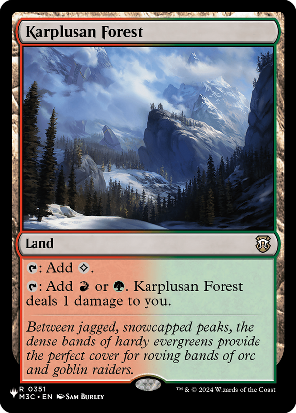 Karplusan Forest - M3C Reprint (PLST)