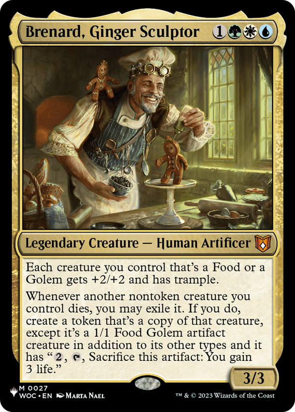 Brenard, Ginger Sculptor - WOC Reprint (PLST)