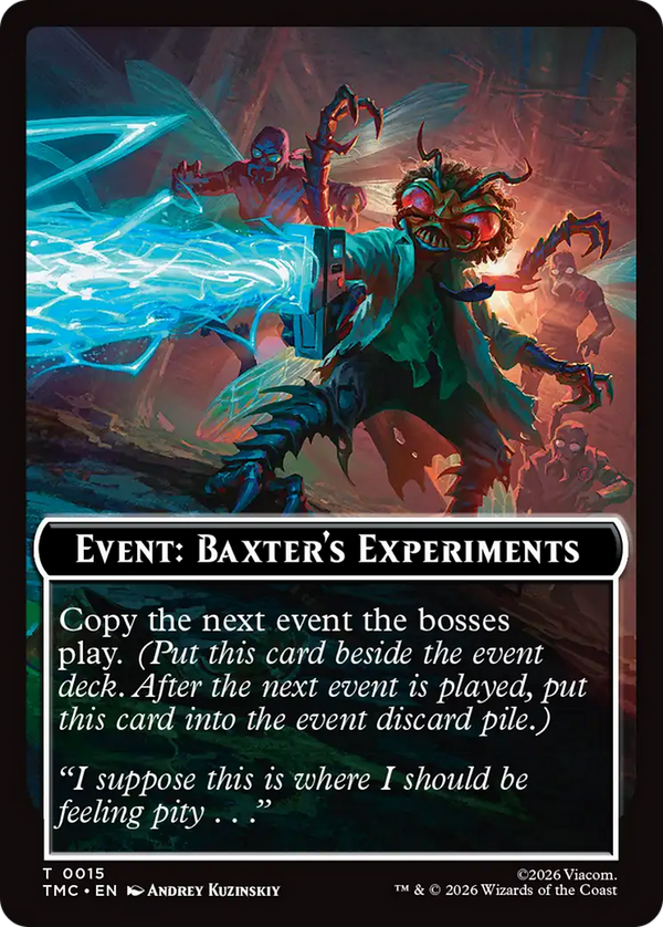 Event: Baxter's Experiments Token (TTMC)