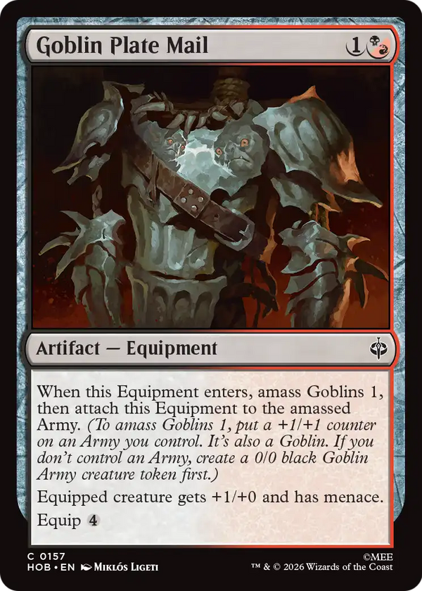 Goblin Plate Mail (HOB) (Pre-Order)