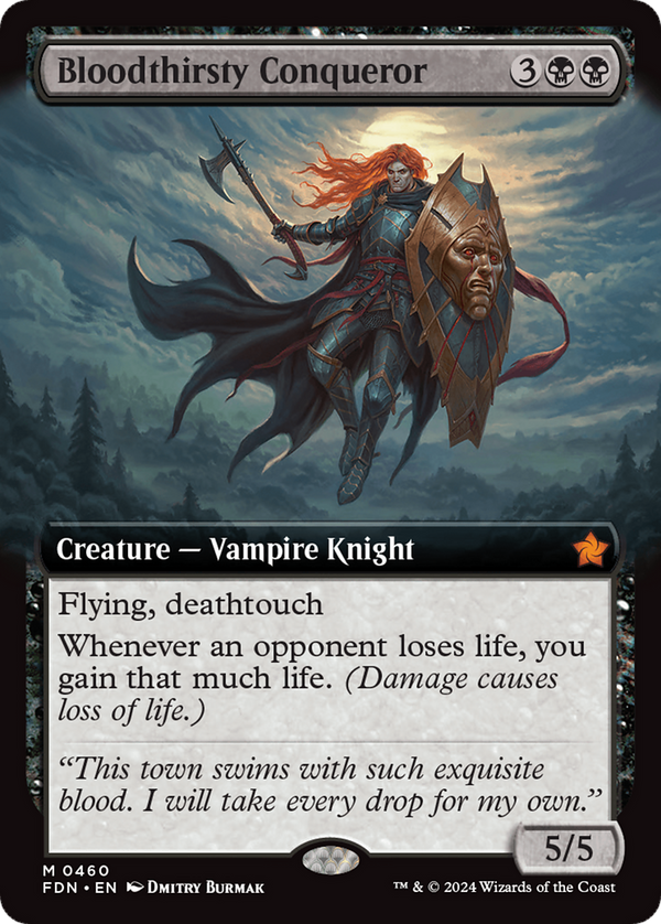 Bloodthirsty Conqueror - Extended Art (FDN)