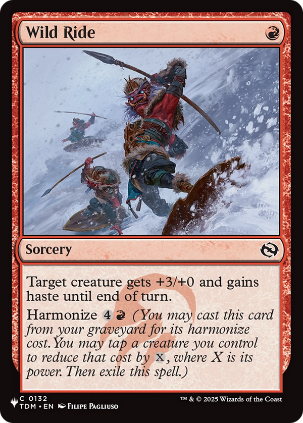 Wild Ride - TDM Reprint (PLST)
