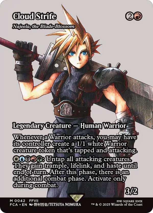Cloud Strife // Najeela, the Blade-Blossom - Borderless (FCA)