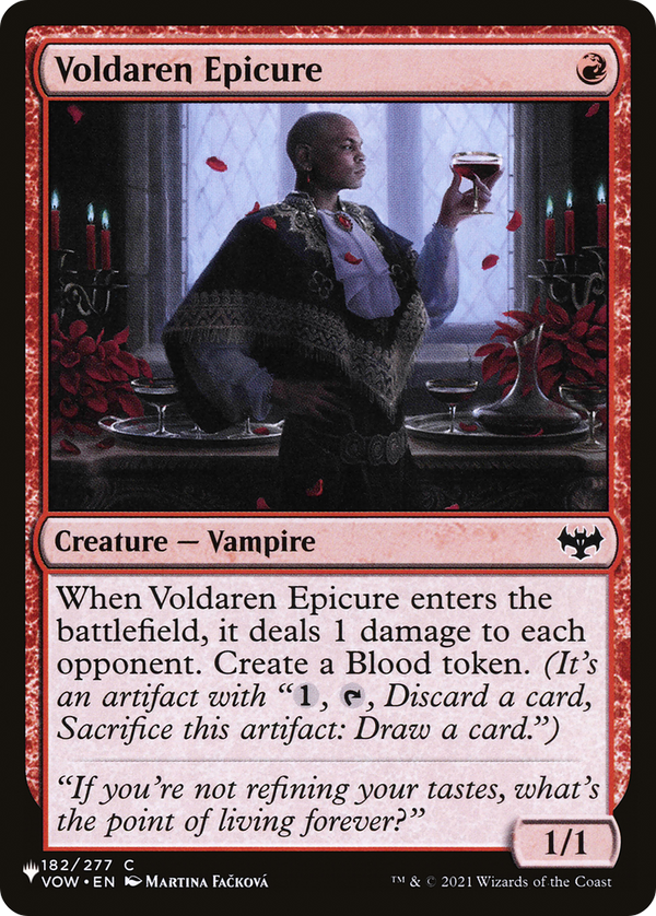 Voldaren Epicure - VOW Reprint (PLST)