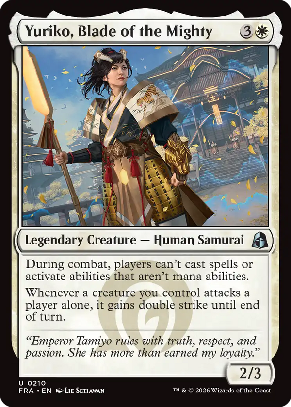 Yuriko, Blade of the Mighty (FRA)