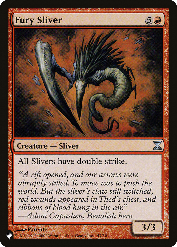 Fury Sliver - TSP Reprint (PLST)
