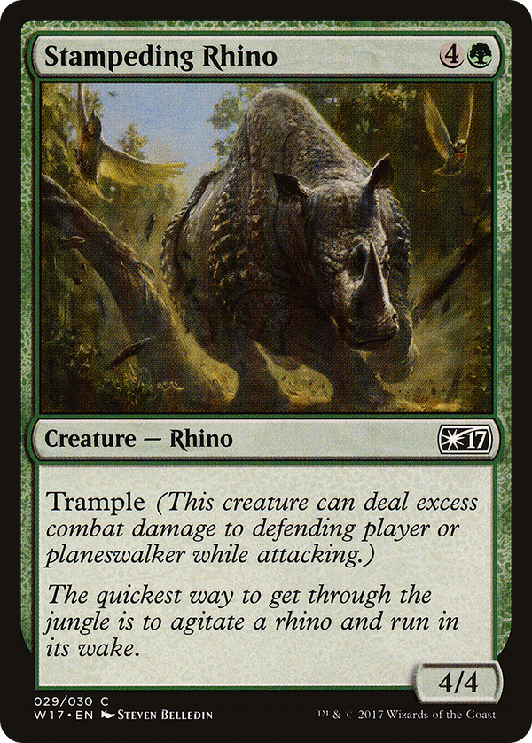 Stampeding Rhino (W17)