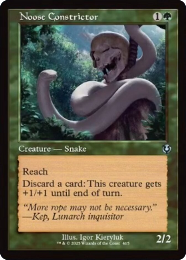 Noose Constrictor - Retro Frame (INR)