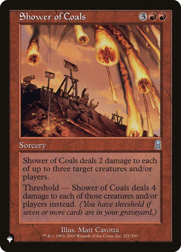 Shower of Coals - ODY Reprint (PLST)