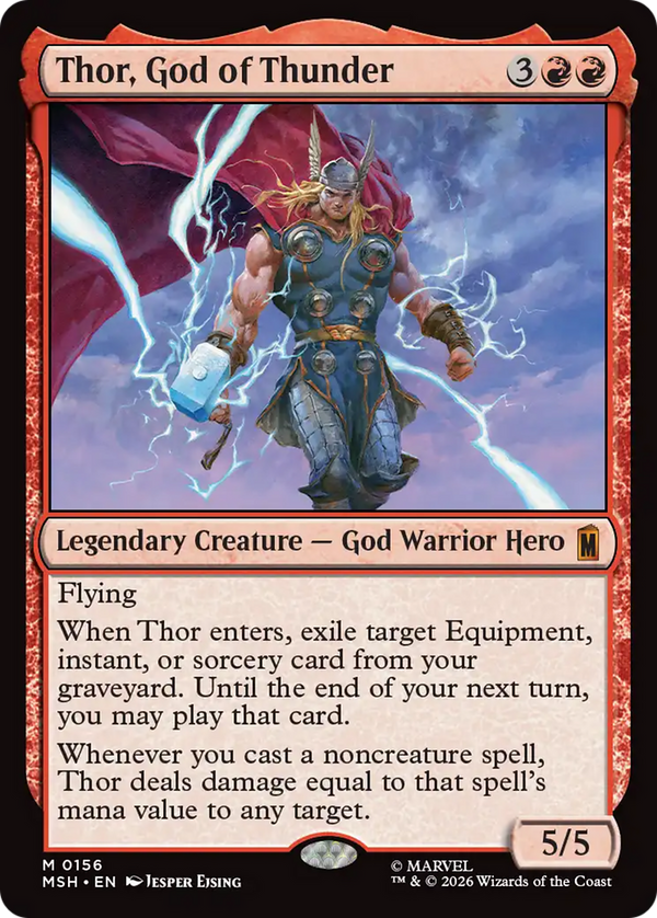Thor, God of Thunder (MSH) (Pre-Order)