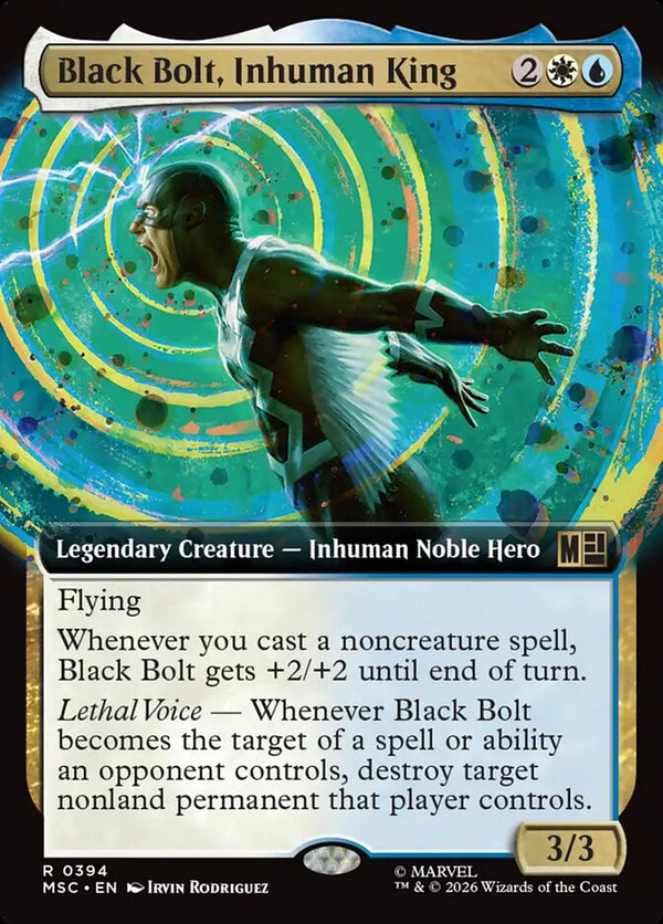 Black Bolt, Inhuman King - Extended Art (MSC)