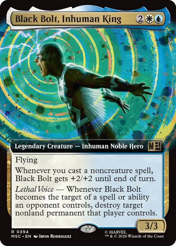 Black Bolt, Inhuman King - Extended Art (MSC) (Pre-Order)