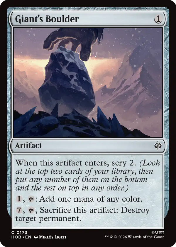 Giant's Boulder (HOB) (Pre-Order)