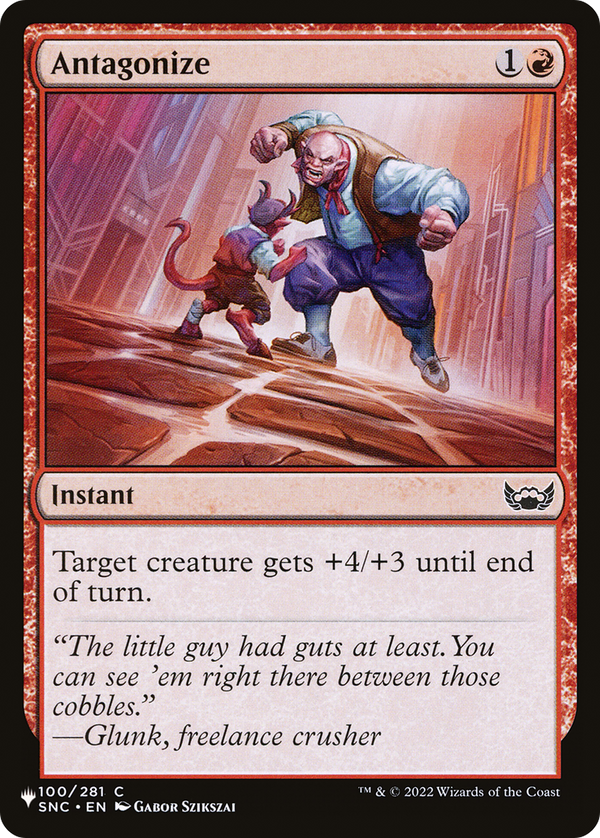 Antagonize - SNC Reprint (PLST)