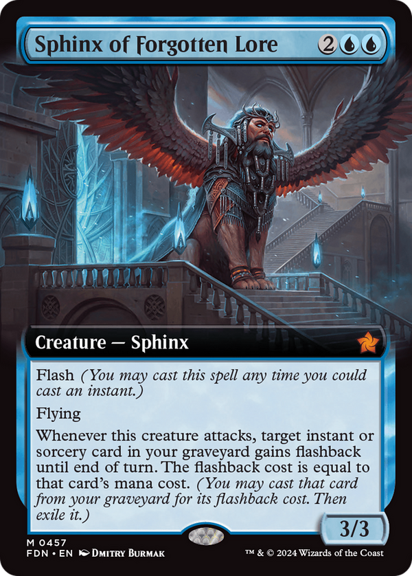 Sphinx of Forgotten Lore - Extended Art (FDN)