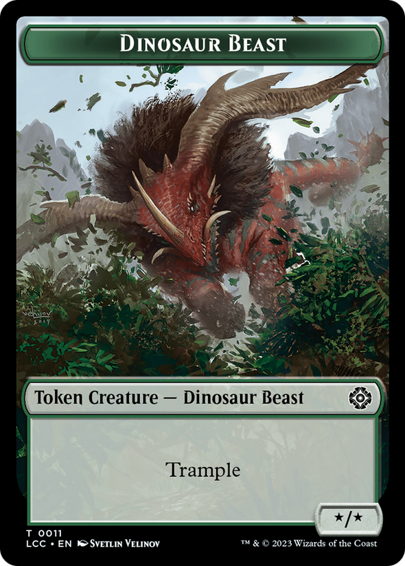 Dinosaur Beast // Dinosaur Token (TLCC)