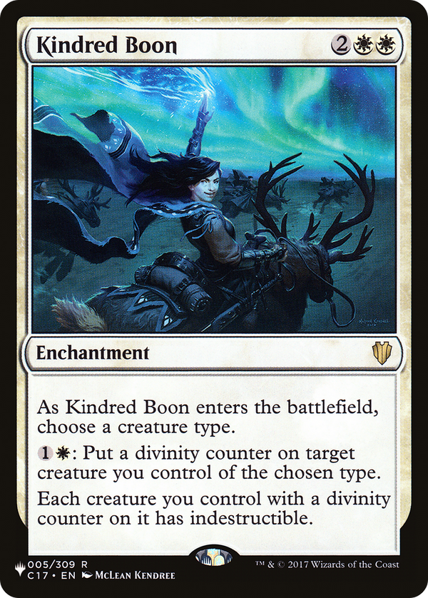 Kindred Boon - C17 Reprint (PLST)