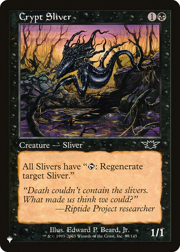 Crypt Sliver - LGN Reprint (PLST)