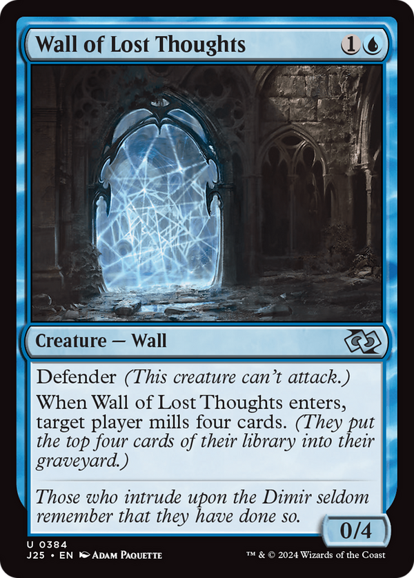 Wall of Lost Thoughts (J25)
