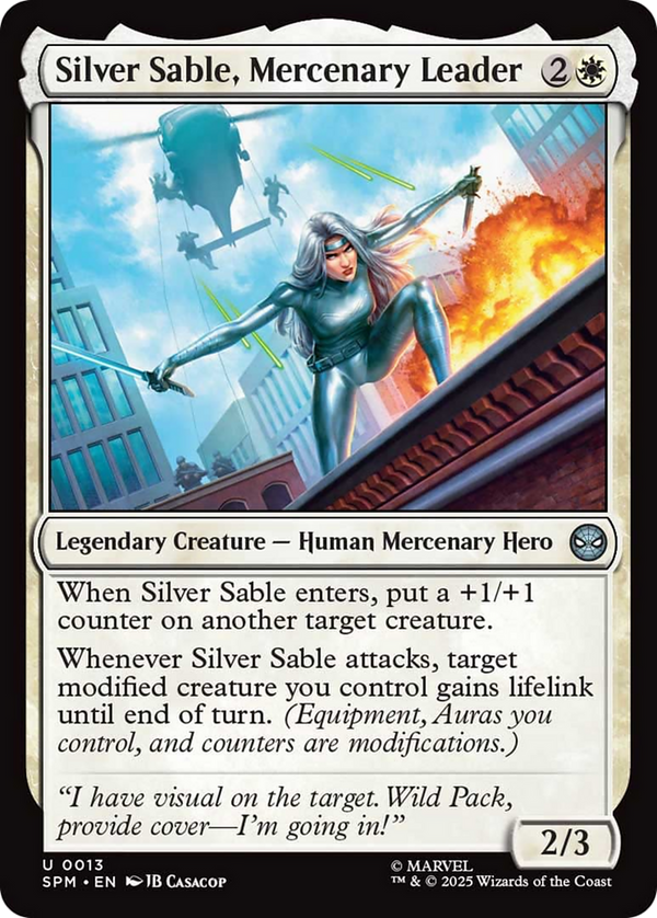 Silver Sable, Mercenary Leader (SPM)
