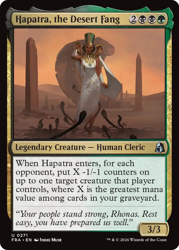 Hapatra, the Desert Fang (FRA) (Pre-Order)
