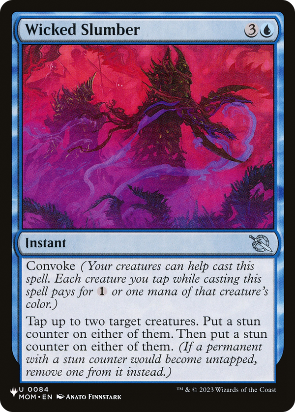 Wicked Slumber - MOM Reprint (PLST)