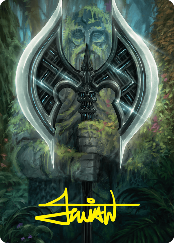Leyline Axe - Art Series (Gold-Stamped Signature) (AFDN)