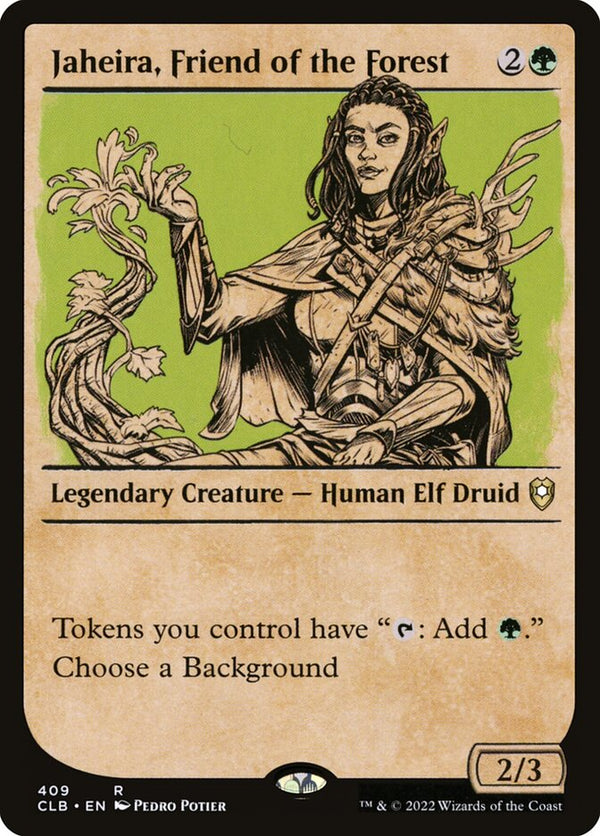 Jaheira, Friend of the Forest - Rulebook Showcase (CLB)