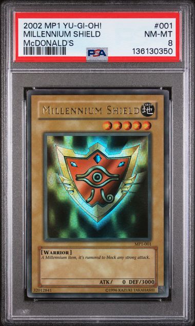 MILLENNIUM SHIELD (001) - YUGIOH MCDONALD'S - MCDONALD'S - NM-MT 8
