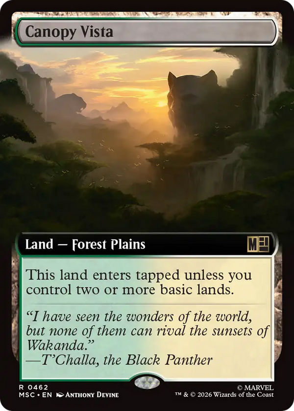 Canopy Vista - Extended Art (MSC) (Pre-Order)