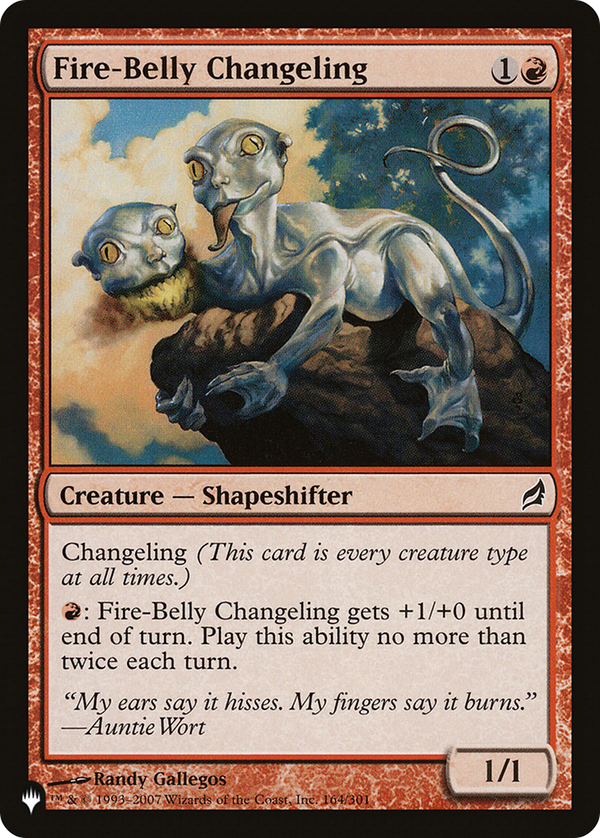 Fire-Belly Changeling - LRW Reprint (PLST)