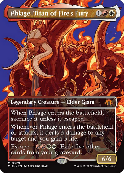 Phlage, Titan of Fire's Fury - Borderless (MH3)