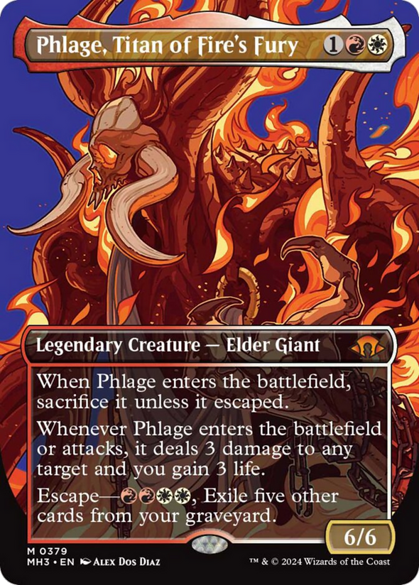 Phlage, Titan of Fire's Fury - Borderless (MH3)