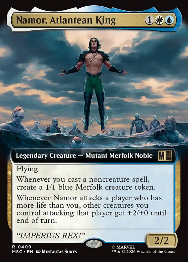 Namor, Atlantean King - Extended Art (MSC)