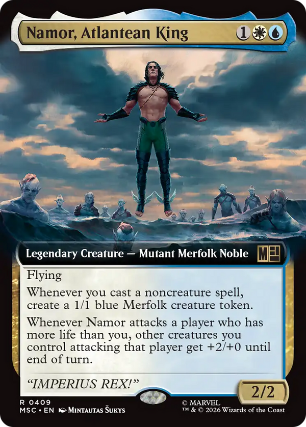 Namor, Atlantean King - Extended Art (MSC) (Pre-Order)