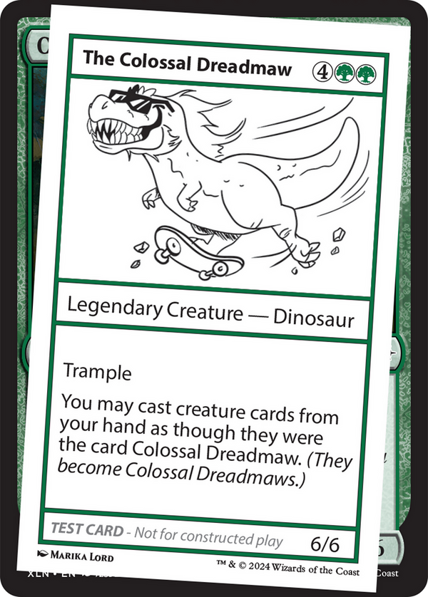 The Colossal Dreadmaw - Test Card (MB2)