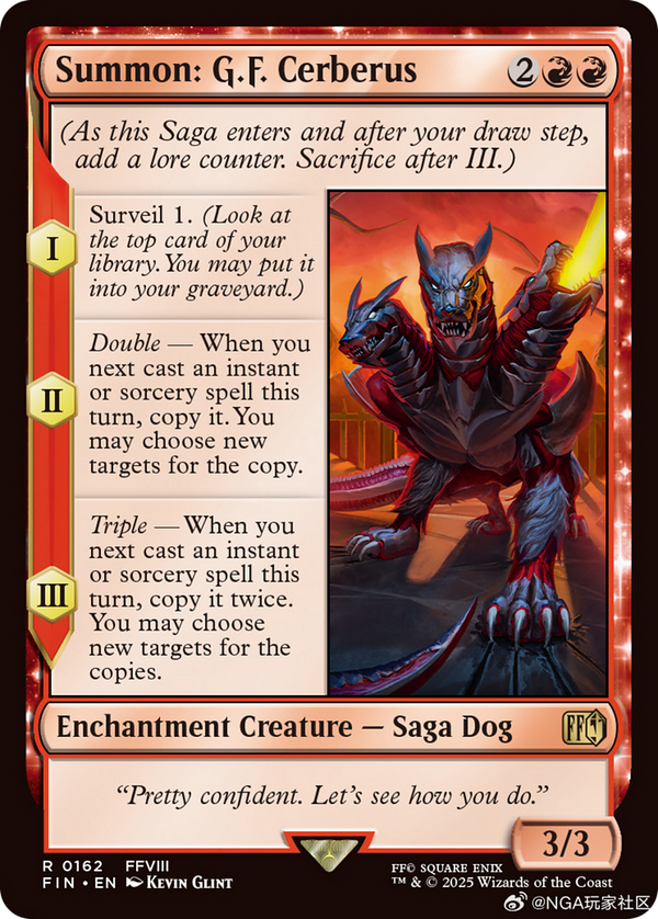 Summon: G.F. Cerberus (FIN)