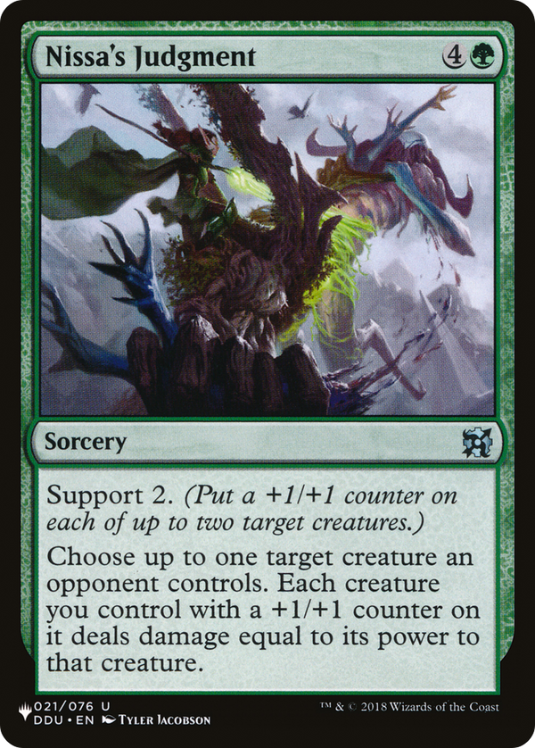 Nissa's Judgment - DDU Reprint (PLST)
