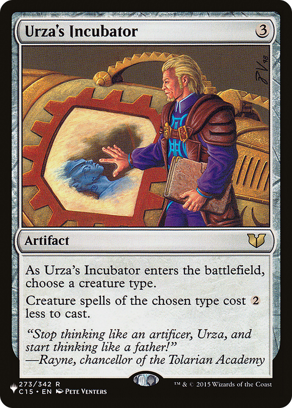 Urza's Incubator - C15 Reprint (PLST)