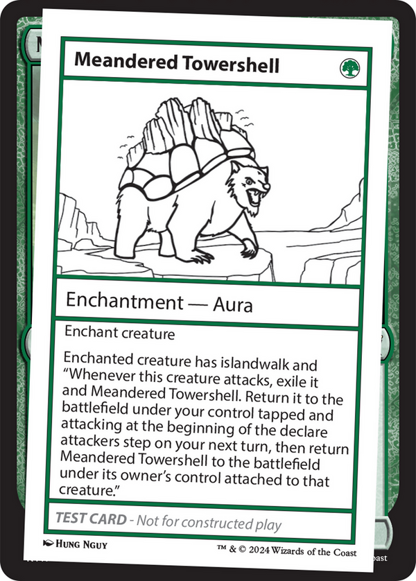 Meandered Towershell - Test Card (MB2)