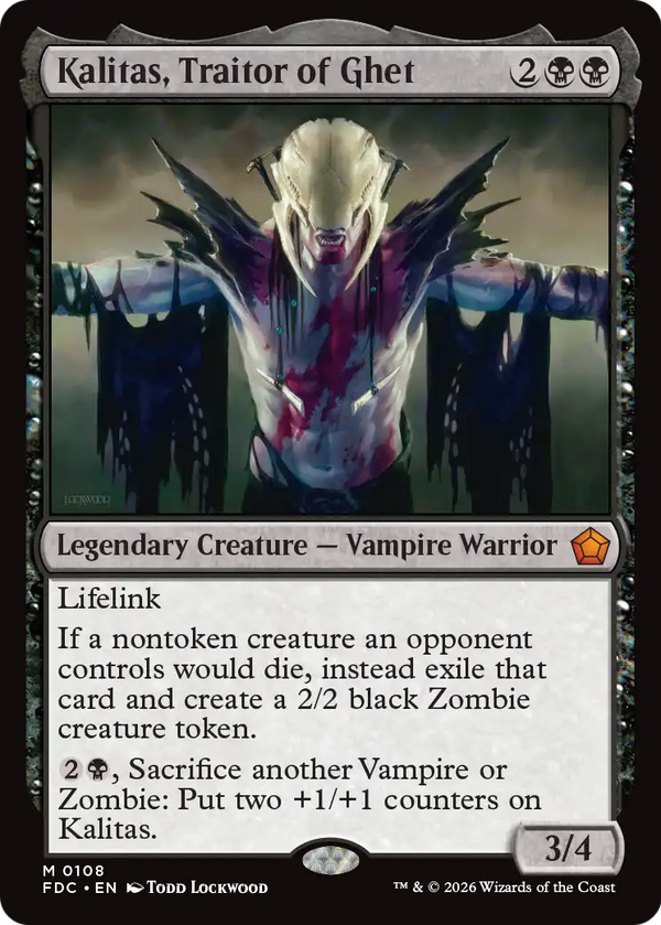 Kalitas, Traitor of Ghet (FDC)