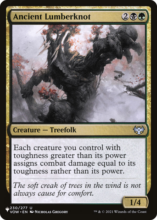 Ancient Lumberknot - VOW Reprint (PLST)