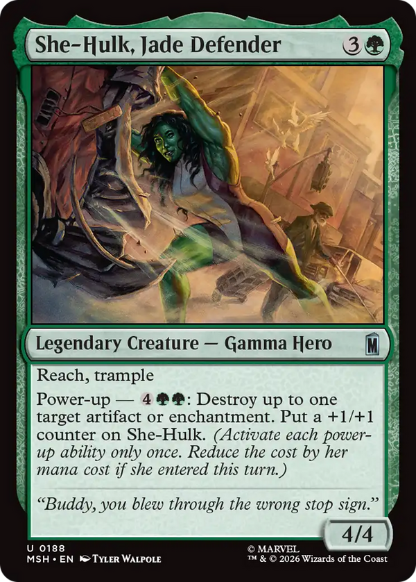 She-Hulk, Jade Defender (MSH) (Pre-Order)