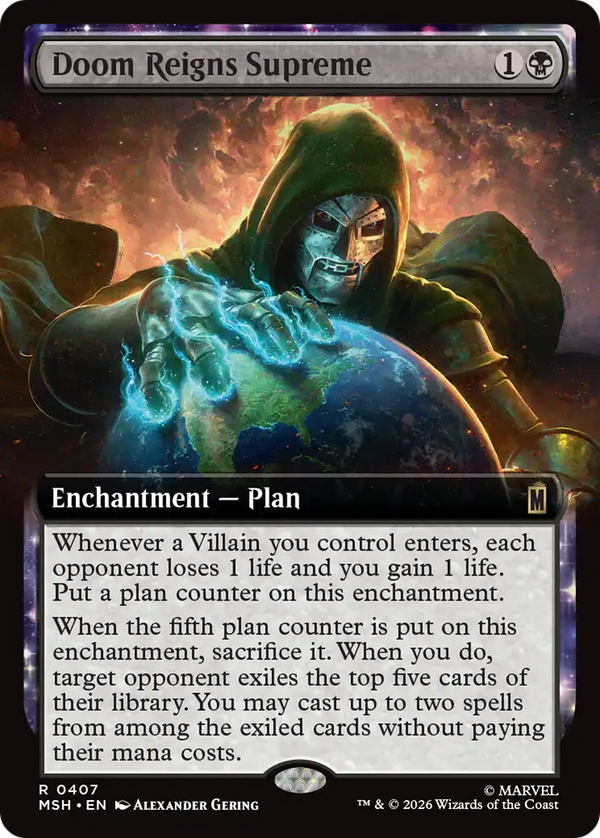 Doom Reigns Supreme - Extended Art (MSH) (Pre-Order)