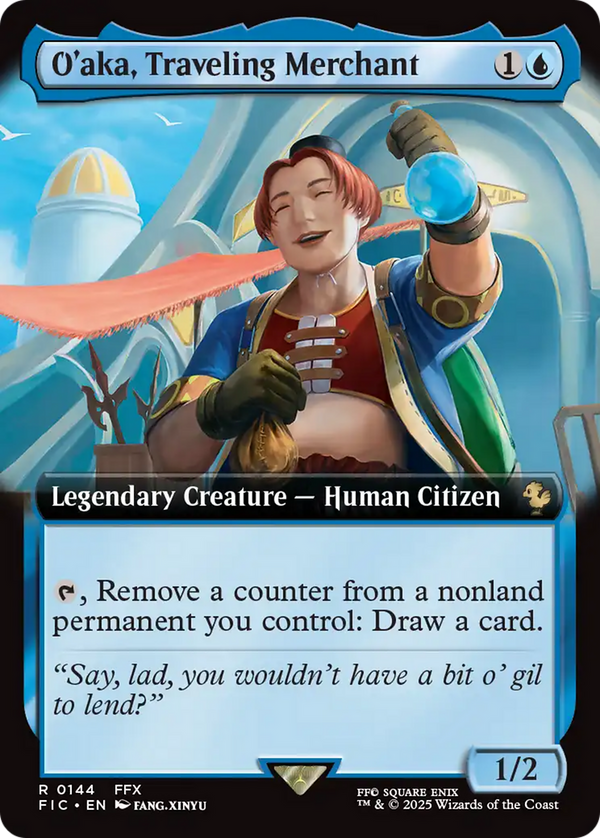 O'aka, Traveling Merchant - Extended Art (FIC)