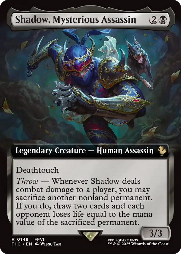 Shadow, Mysterious Assassin - Extended Art (FIC)