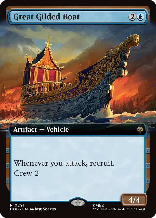 Great Gilded Boat - Extended Art (HOB)