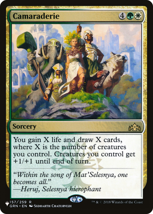 Camaraderie - GRN Reprint (PLST)