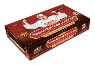 2023 Upper Deck Team Canada Juniors Hockey Hobby Box available at 401 Games Canada