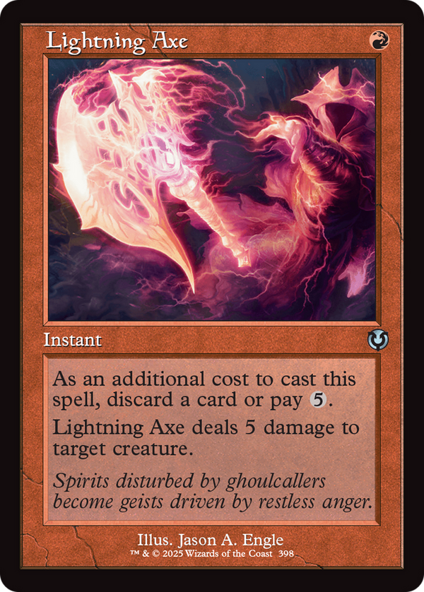 Lightning Axe - Retro Frame (INR)